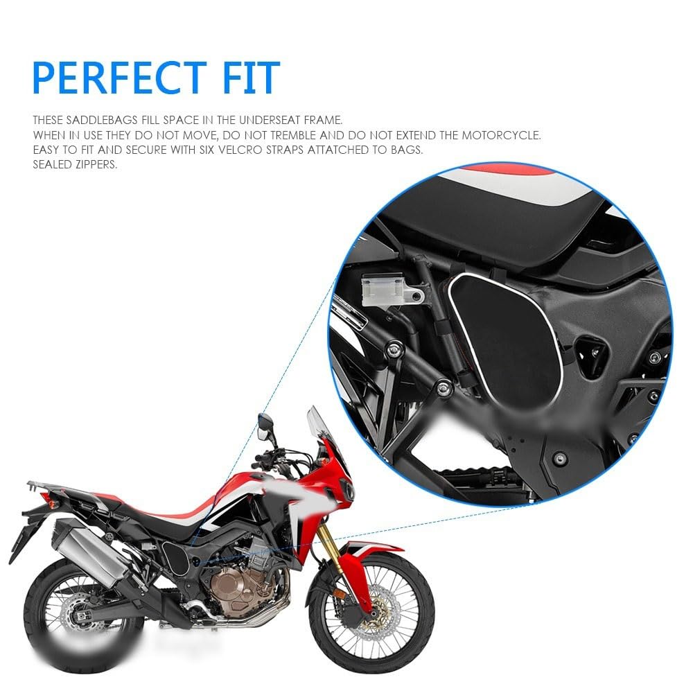 pour H&Onda CRF1000L Africa Twin 2015 2016 2017 CRF 1000 L Sac Étanche Outil De Réparation Sac De Placement Cadre Paquet Boîte À Outils Moto Accessoires