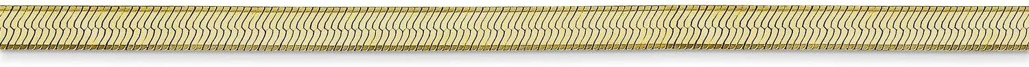 10k Yellow Gold Silky Herringbone Chain Necklace or Bracelet - Image 2