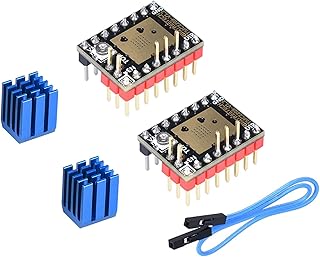 Wnuanjun 1set TMC2209 V1.2 Stepper Motor Driver UART VS TMC2208 TMC2130 A4988 3D Printer Parts For Ender 3 SKR V1.3 V1.4 Mini E3 (Color : TMC2209, Size : 4PCS)