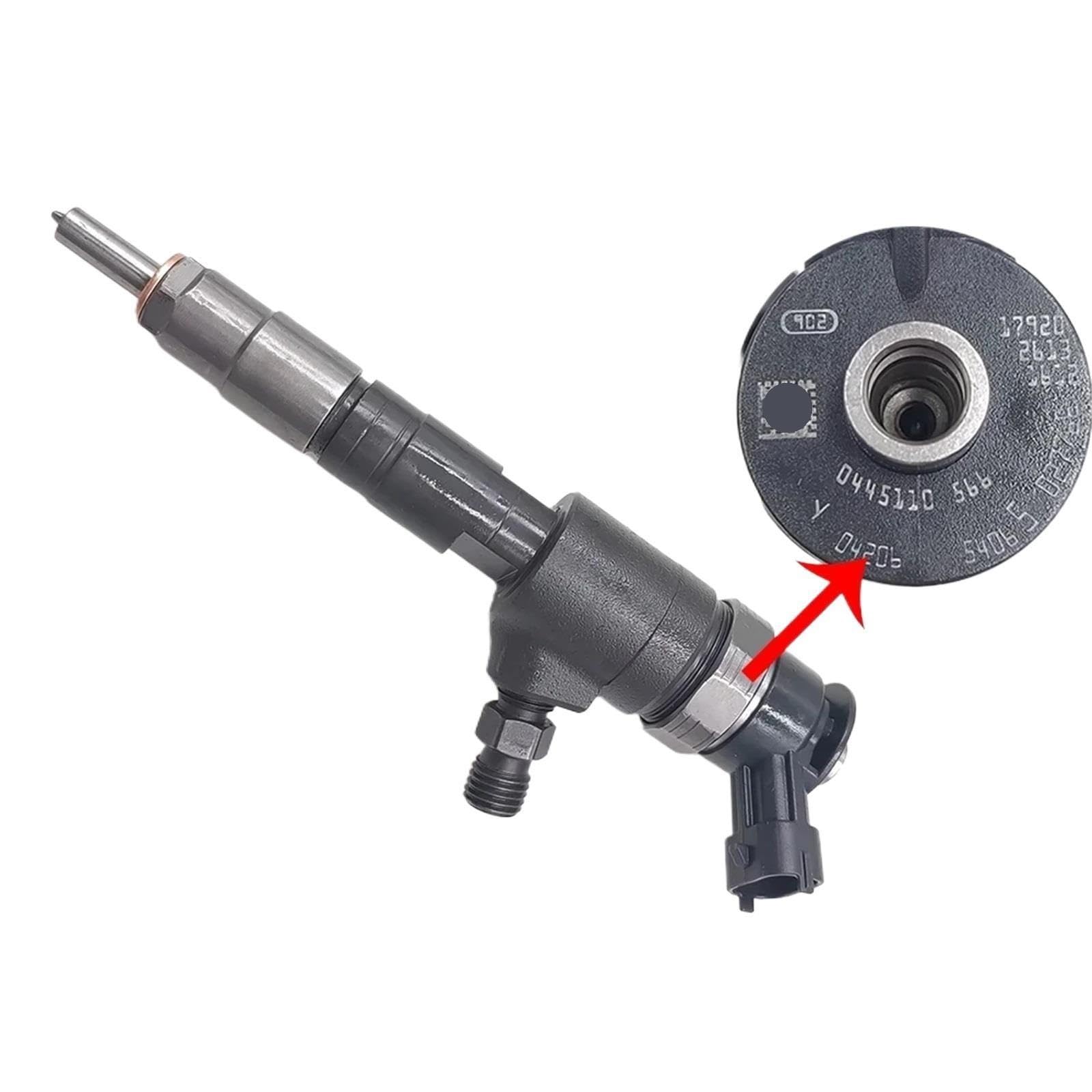 Dysza przepływu paliwa 0445110566 Wtryskiwacz Diesla Pasuje do Peugeot 308 508 Pasuje do Citroen C4 C4 Ds Pasuje do Fiat Ford Fusie 1.6 Hdi 14-18 9802776680 Zespół Wtryskiwacza Paliwa