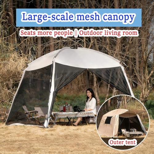 Carpa de Camping para 8-10 Personas con Mosquitero y Protección UV miniatura 2
