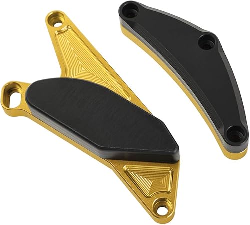 FocusAtOne Protector lateral de aluminio CNC para motocicleta Suzuki GSXR GSX-R 600 750 GSXR600 GSXR750 2007 2008 2009 2010 2011 06-12 (dorado)