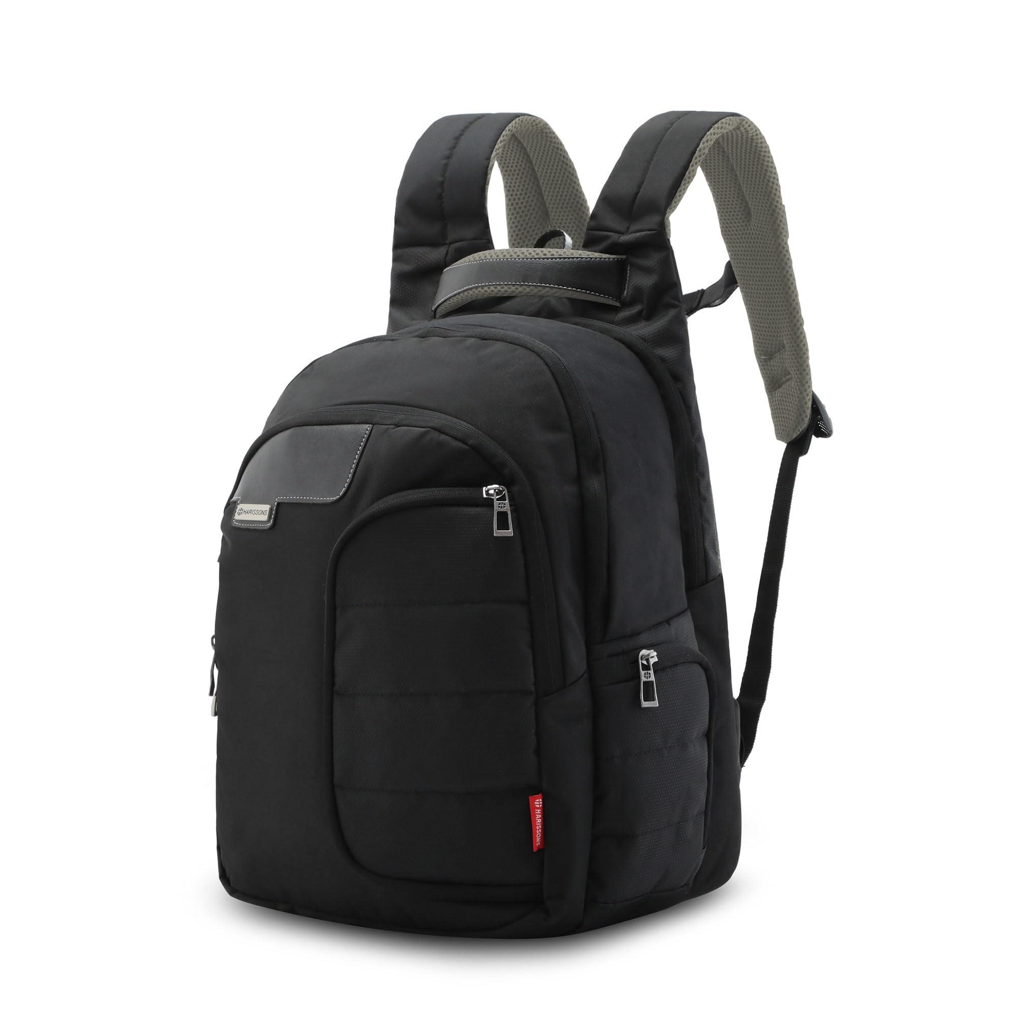Harissons Bags Vervo 15.6-inch Laptop/Travel/Casual Backpack for Men and Women with rain Cover (Black, 40 Ltrs