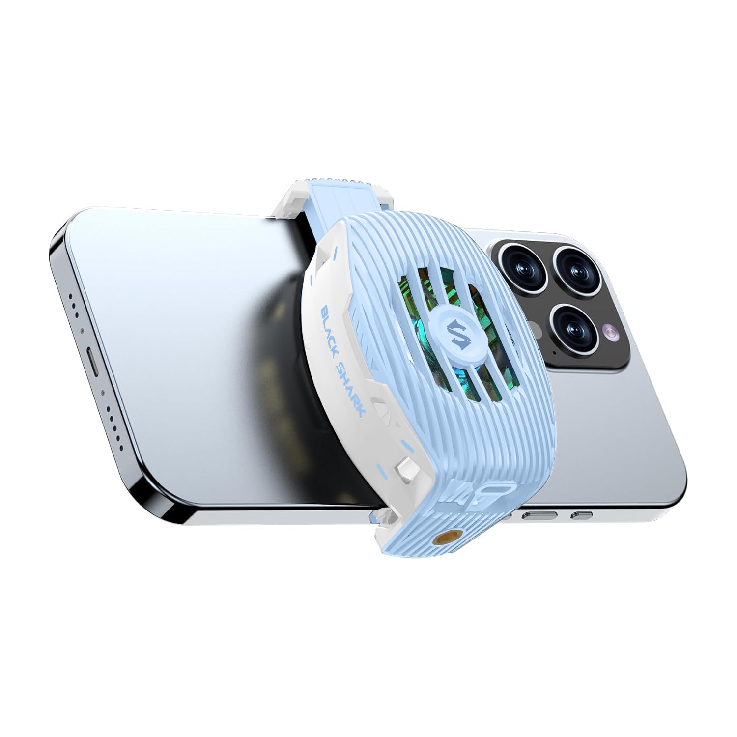Cubonic Black Shark FunCooler 4 Gaming Cooling Fan RGB Colorful Lighting Mobile Gaming Cooler Fan Phone Radiator with Larger Cooling Area for Phone-image-1