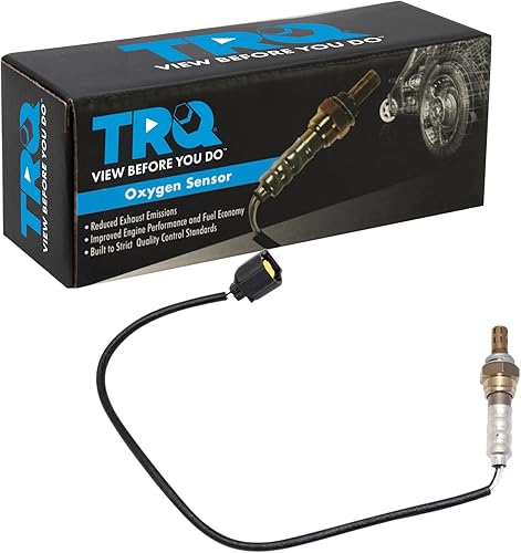 Vista 348 de TRQ Sensor de Oxígeno O2 de 4 Hilos de Banda Estrecha Compatible con VW Atlas 2.0L 2018-21, VW GTI 2.0L 2016-18, Audi A3 Quattro 2.0L 2015-18, VW