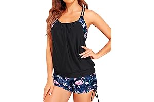 Holipick Tankini Swimsuits Two Piece Tummy Control Bathing Suit Women’s High Waisted