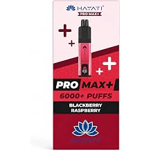 Hayati Ultra Pro Max Kit 6000+ Puffs, Blackberry Raspberry Smooth Draw & Long Lasting NEXT DAY DELIVERY