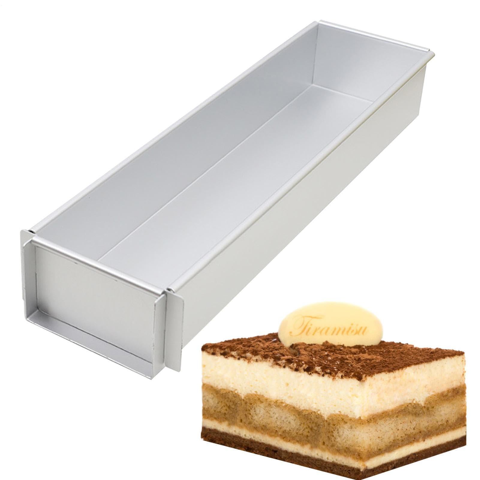 Stampo per torta rettangolare,15.74x3.93x2.36 In Teglia Antiaderente Torta