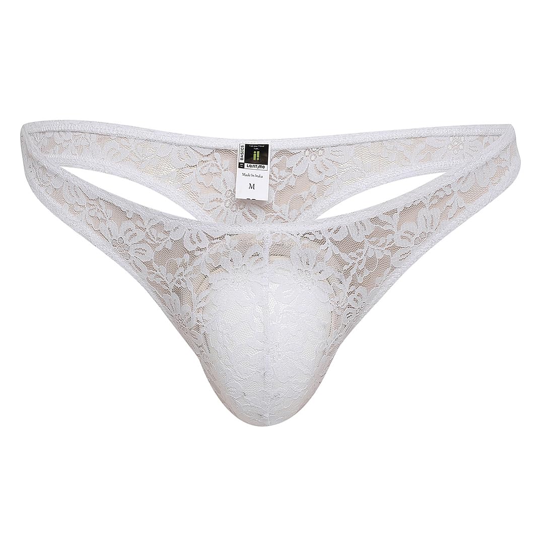 la intimo Lace Comfy Anti-Microbial Thong for Man-picture-48
