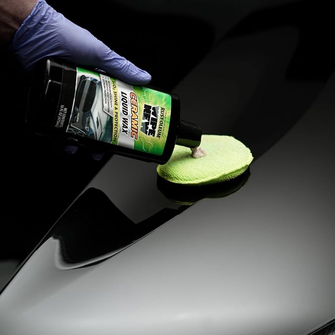 Wipe New Rust-Oleum Cera Líquida para Autos 16 oz miniatura 3