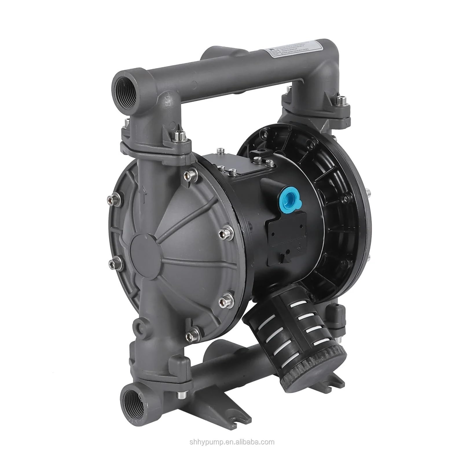 Bgaza One Color Hypv 1 Inch Aluminum Air Operated Pneumatic Diaphragm Pumps For Waste Water Treatment