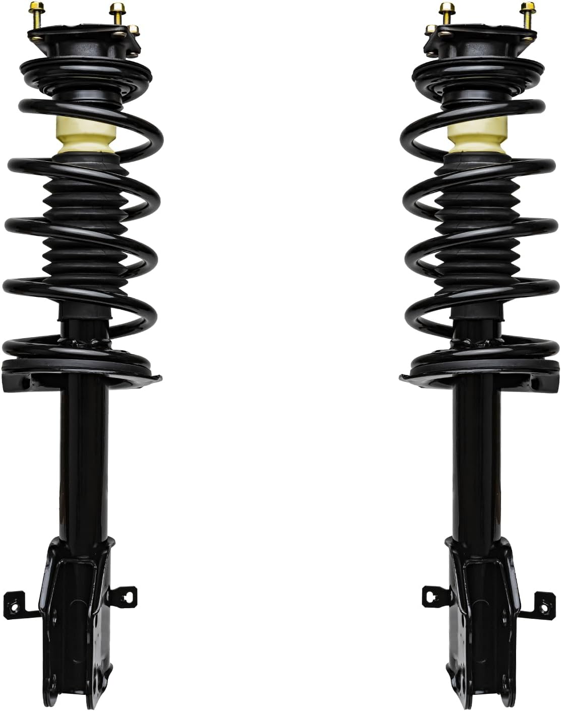 Detroit Axle - 2 Front Struts for 11-14 Ford Edge, 11-15 Lincoln MKX Complete 2 Struts with Coil Spring 2011 2012 2013 2014 Replacement Quick Install Ready Strut Shock Assembly