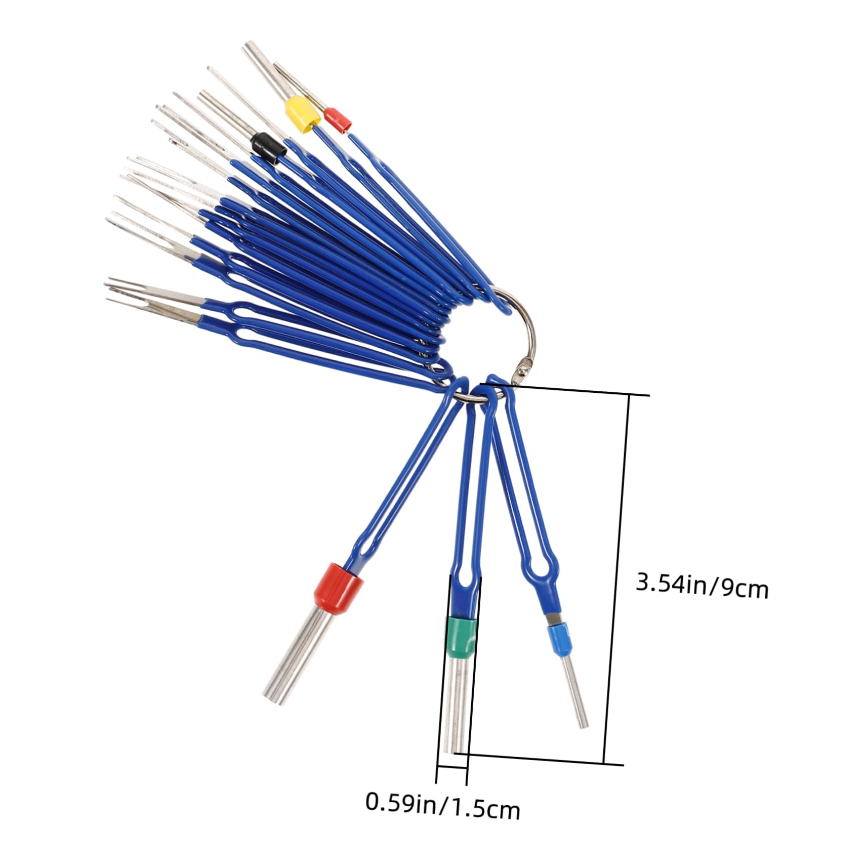 Mikinona 18Pcs Connector Durable Mechanic Tools for Effortless Wire Harness Extraction and Electrical Repairs
