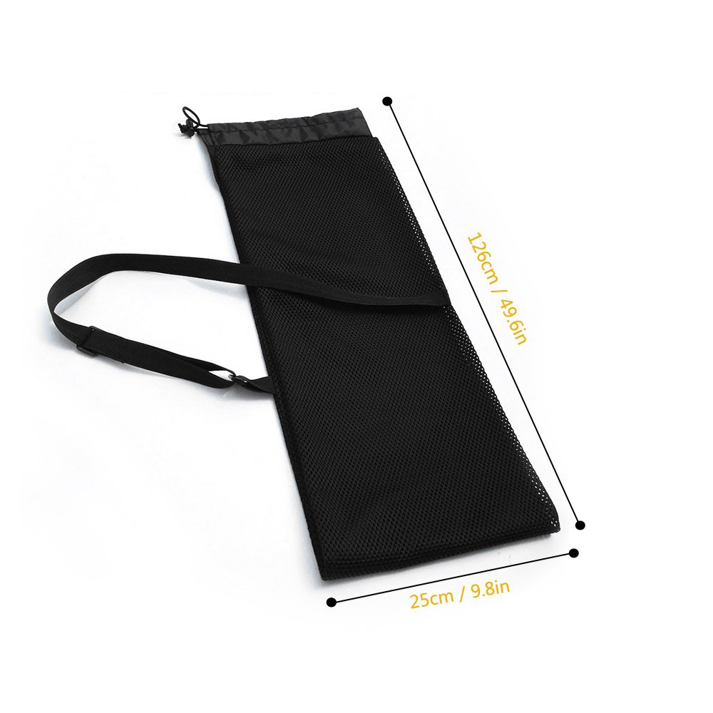 Lixada Drawstring Mesh Kayak Paddle Bag Split Shaft Canoe SUP Paddles Cover Storage Transport Mesh Bag