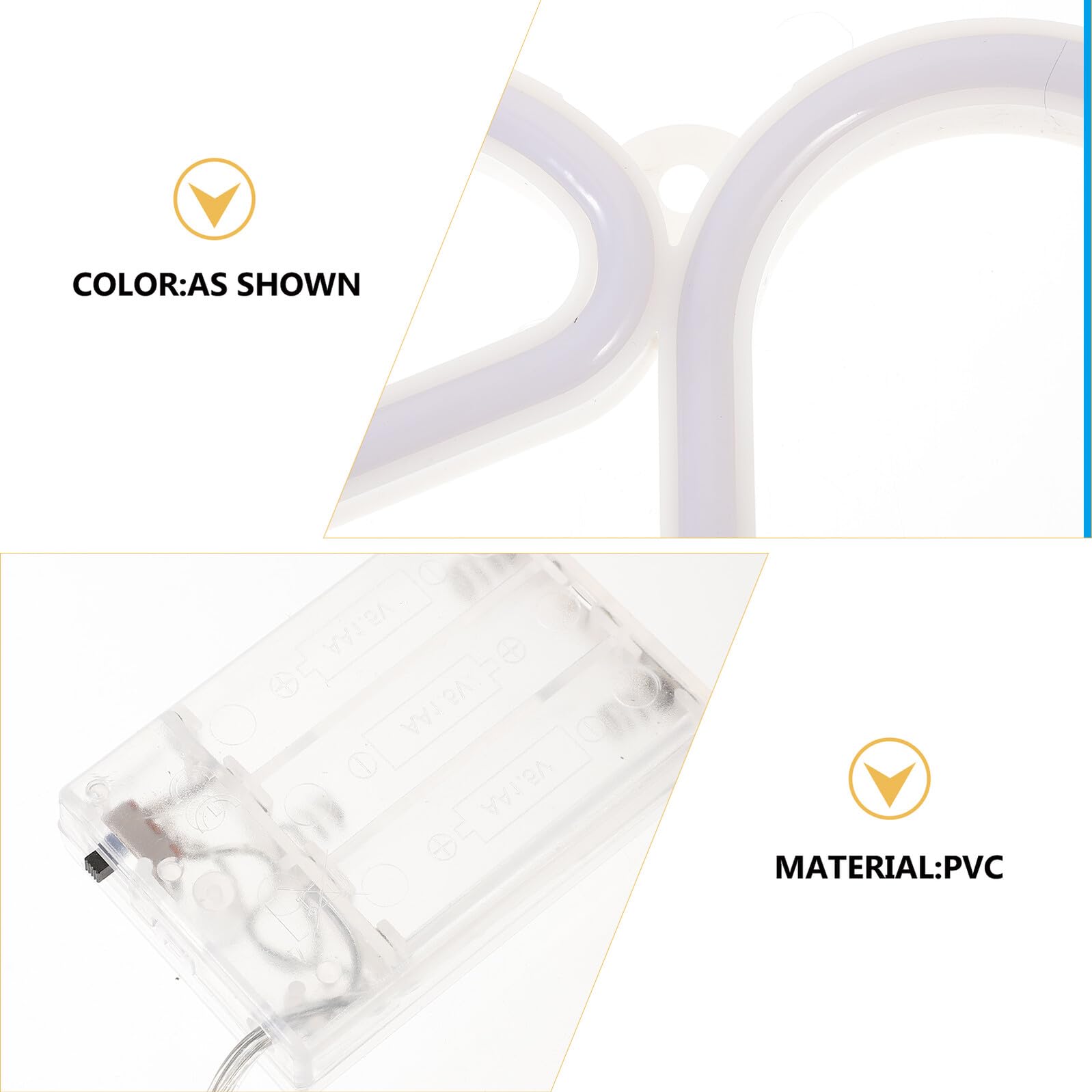Toyvian Letrero Led De Neón Abierto Cálido Para Pared, Luz De Neón Led Decorativa, Iluminación Ambiental Para Negocios, Bares y Fiestas,