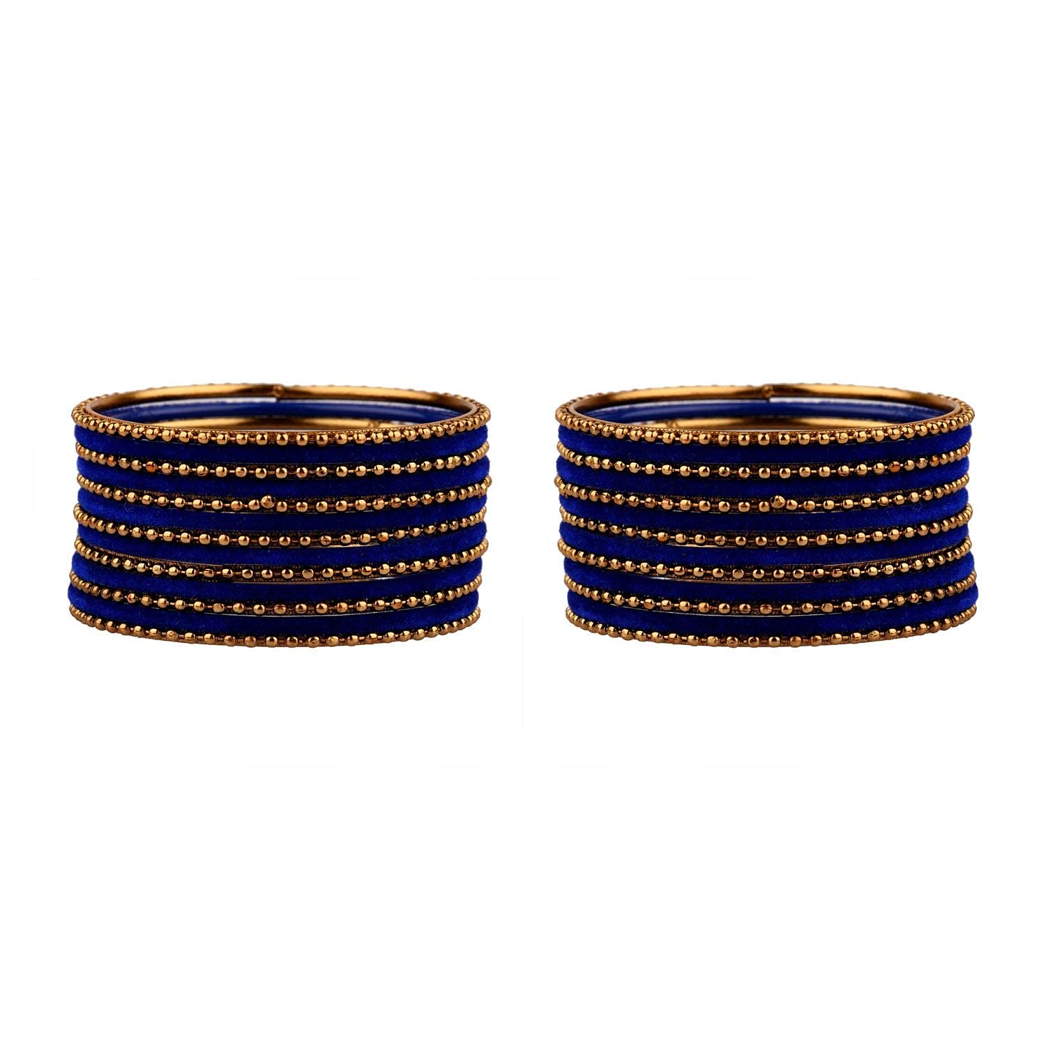 See full amazon price history chart for T4 Jewels Glossy Finish Golden Beads Studded Designer Velvet Metal Bangles Set For Women & Girls_Blue_2.4 T4 Jewels Glossy Finish Golden Beads Studded Designer Velvet Metal Bangles Set For Women & Girls_Blue_2.4 (B09H67VWJZ) Amazon Price History, Amazon Price Tracker