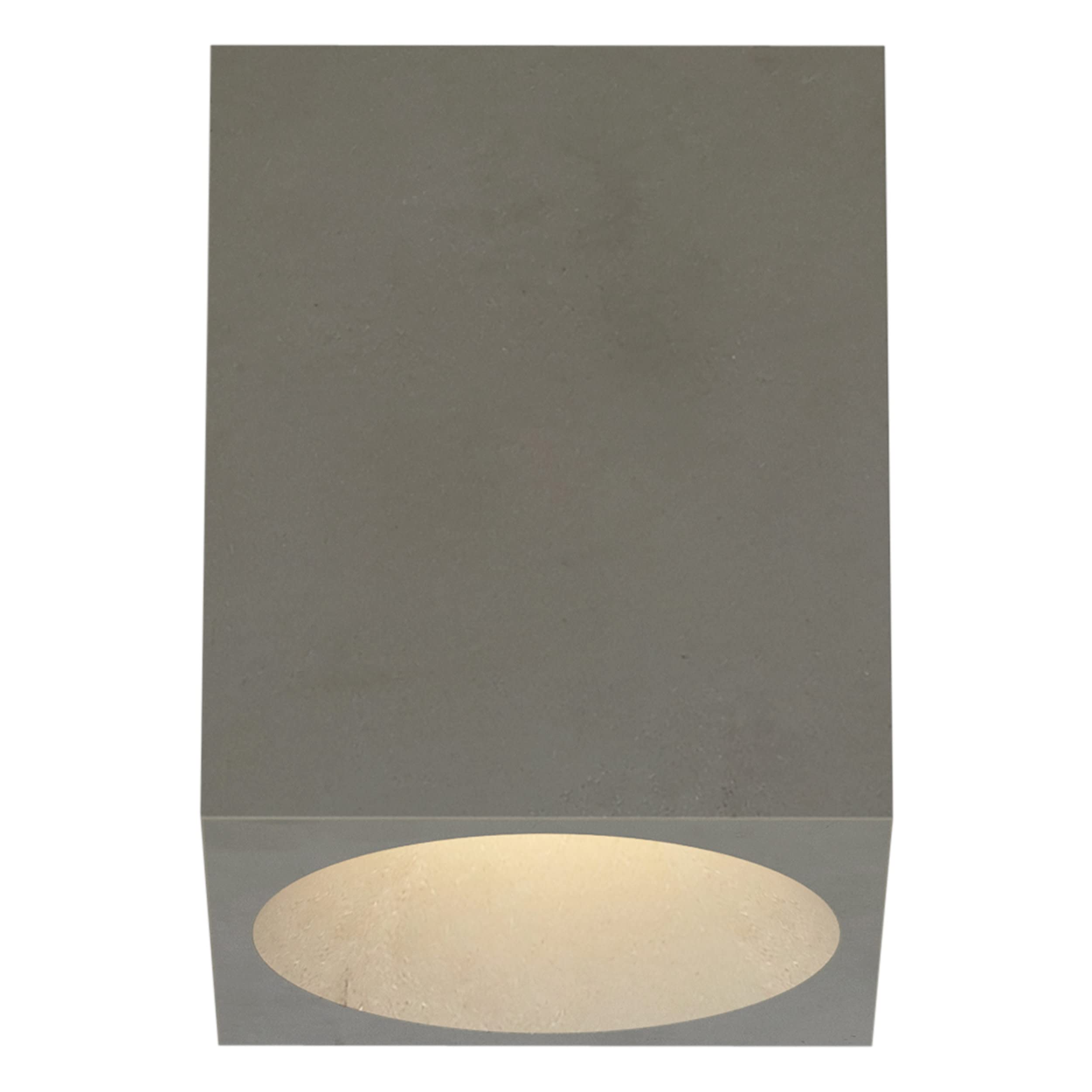 AstroKos Square, Dimmable Coastal Downlight, IP44 Rated (Matt Concrete) LED GU10 - Smart Bulb Compatible, Designed in Britain - 1326015 - 10 Years Guarantee