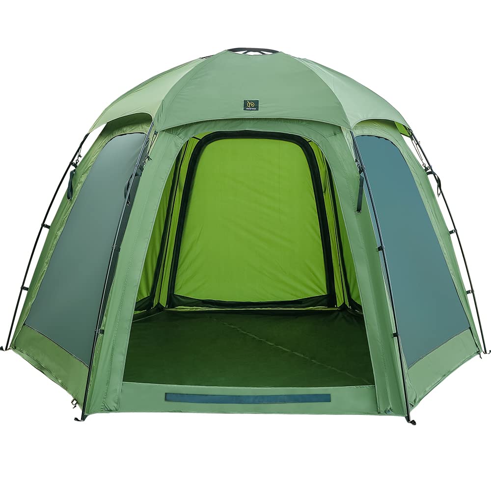 別売パネル6枚付 deerestガーデンテントRain Melodie Amazon | deerestガーデンテントRain Melodie六角形ドムテント 3人用