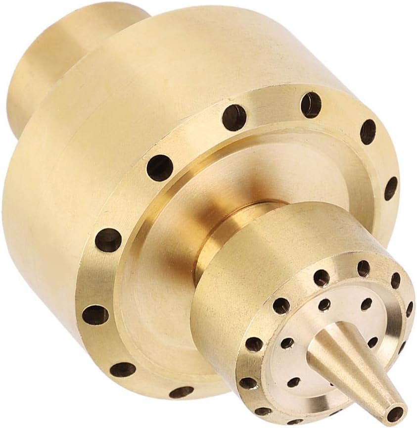 Valentine's Day Carnival Swimming Pool Spa Copper Spray Nozzle Garden Water Fountain Sprinkler Spray Head - for Landscape Sprinkle, Garden Pond, Amusement Park, Museum, Library Nozzle (Size : D