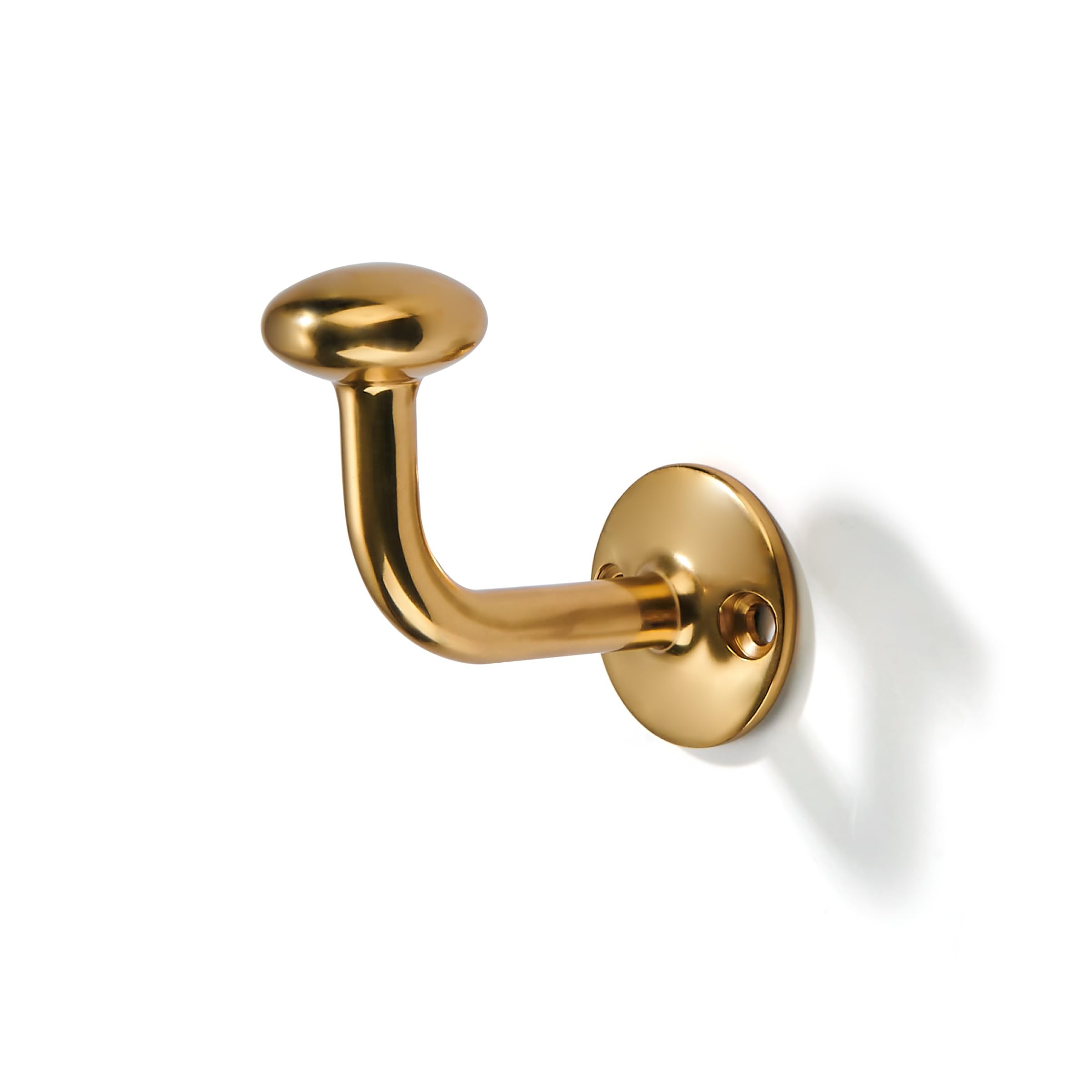 polished gold coat robe hooks product photo