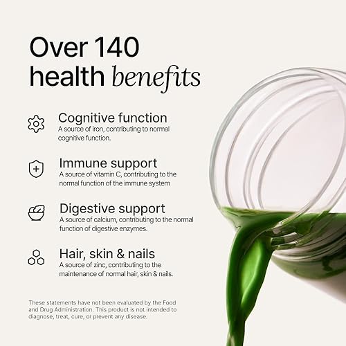 Miniatura 3 de Huel Daily Greens Sandía  Polvo de Superalimento Verdes  91 Vitaminas, Minerales e Ingredientes de Origen Alimenticio Completo  Adaptógenos,