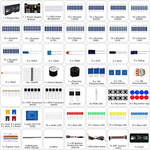 image for Emakefun Electronics Component Fun Kit with Power Supply Module,Jumper