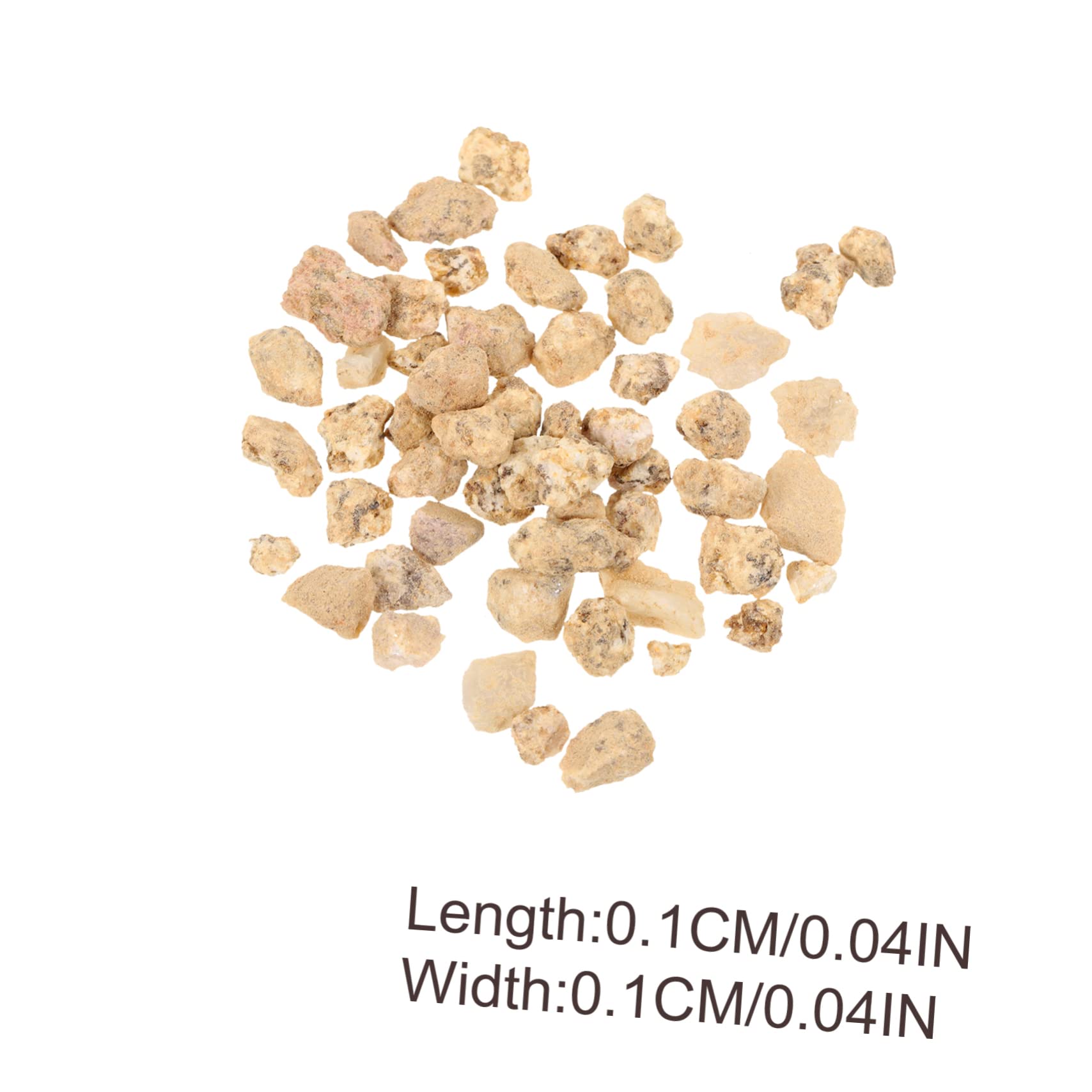 ULDIGI 1Bag Natural Gardening Stones for Microlandscape Decoration Bag of Realistic Small Rocks for Sand Table Aquarium and Vases for DIY Miniature Railway Models