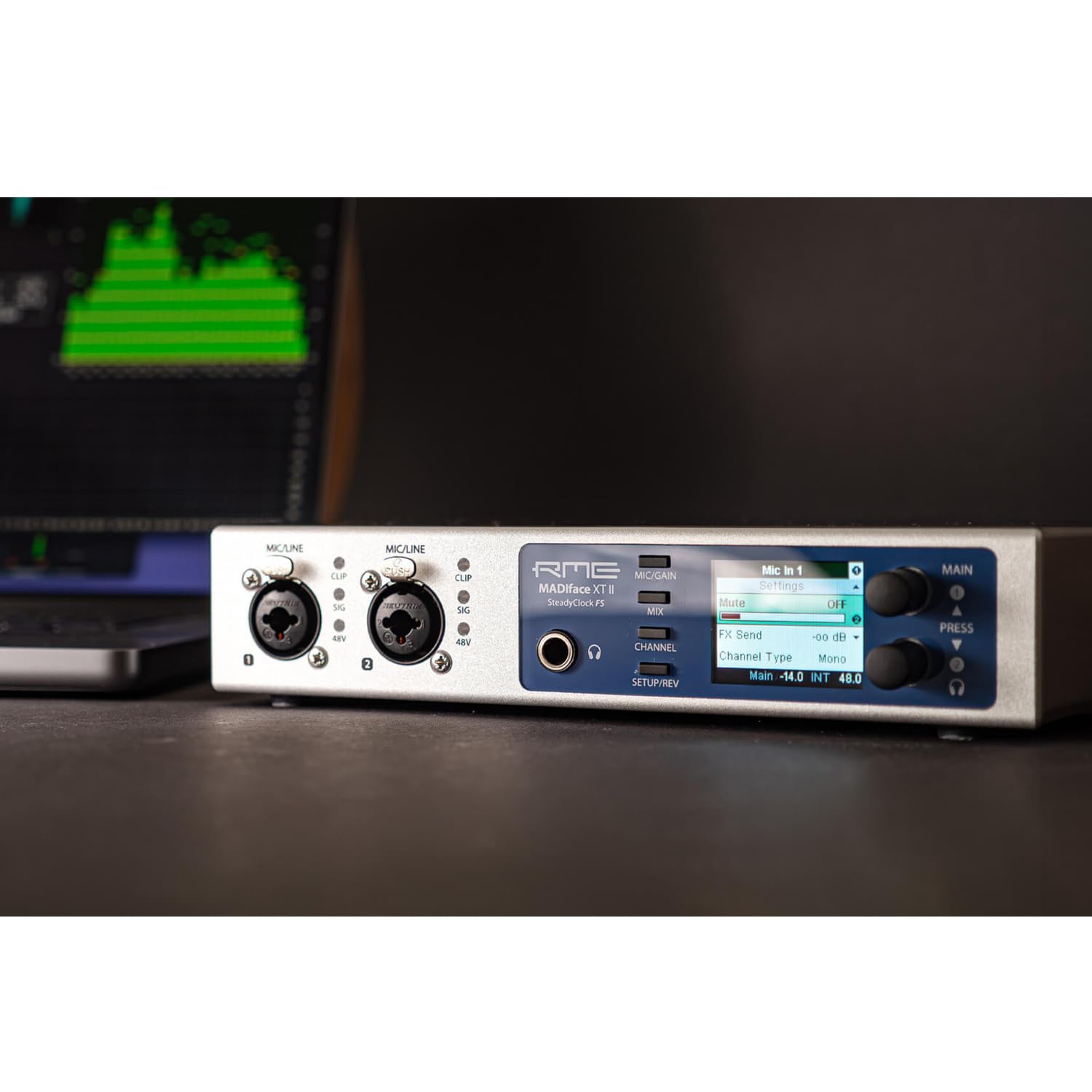 RME Madiface XT II - Interfaccia audio USB di fascia alta, con 2 cavi Keepdrum XLR