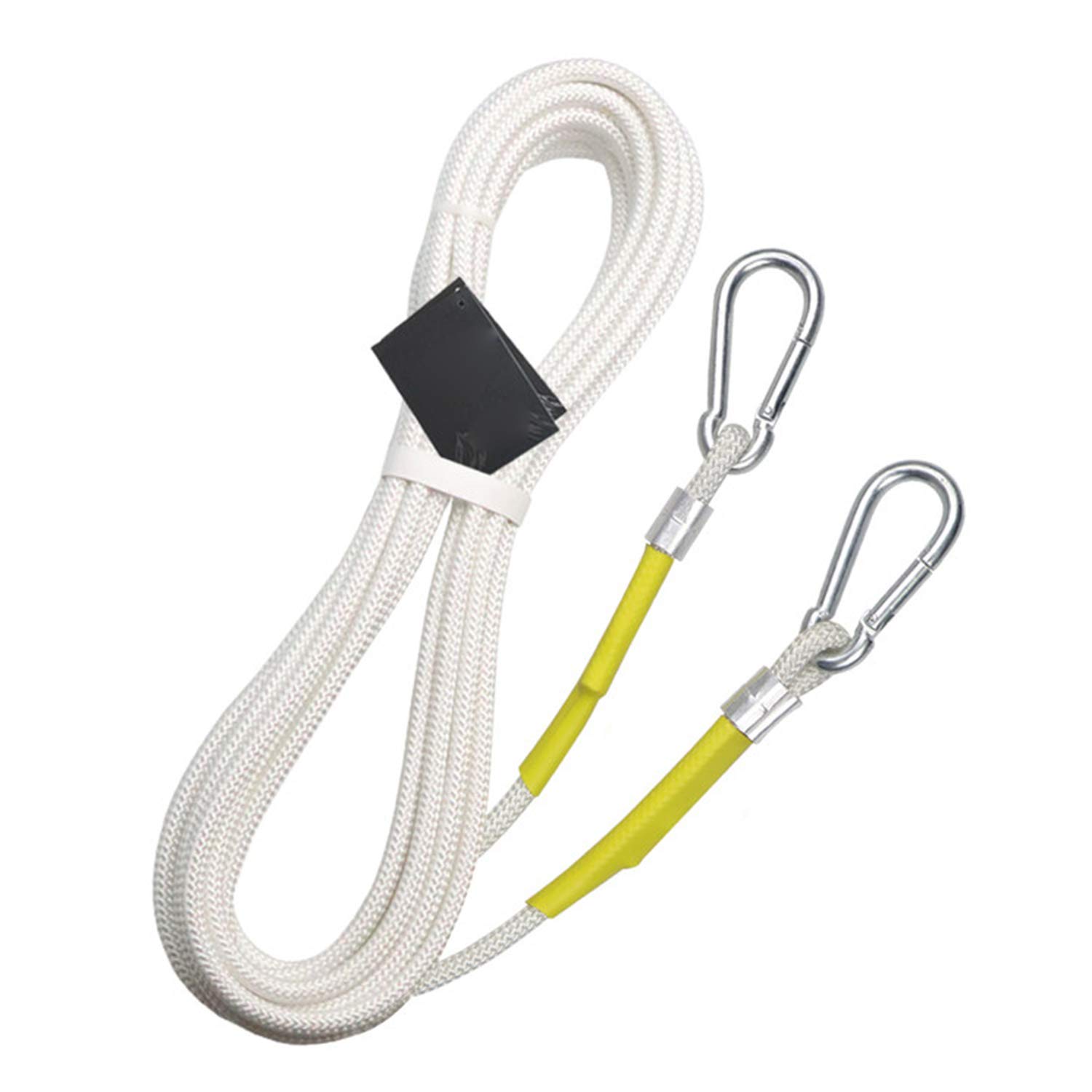 Fili stendibiancheria per Giardino da Viaggio, Corda per bucato Corda Asciugatura Antiscivolo Antivento, Resistente Lunga Durata Copertura in Poliestere Corde per Vestiti in Acciaio,White-15m