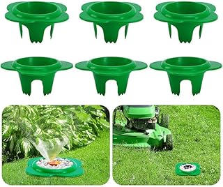 Adnee 6 Pcs Lawn Sprinkler Head Protector, 6 Inch Flower Shaped Sprinkler Donut with