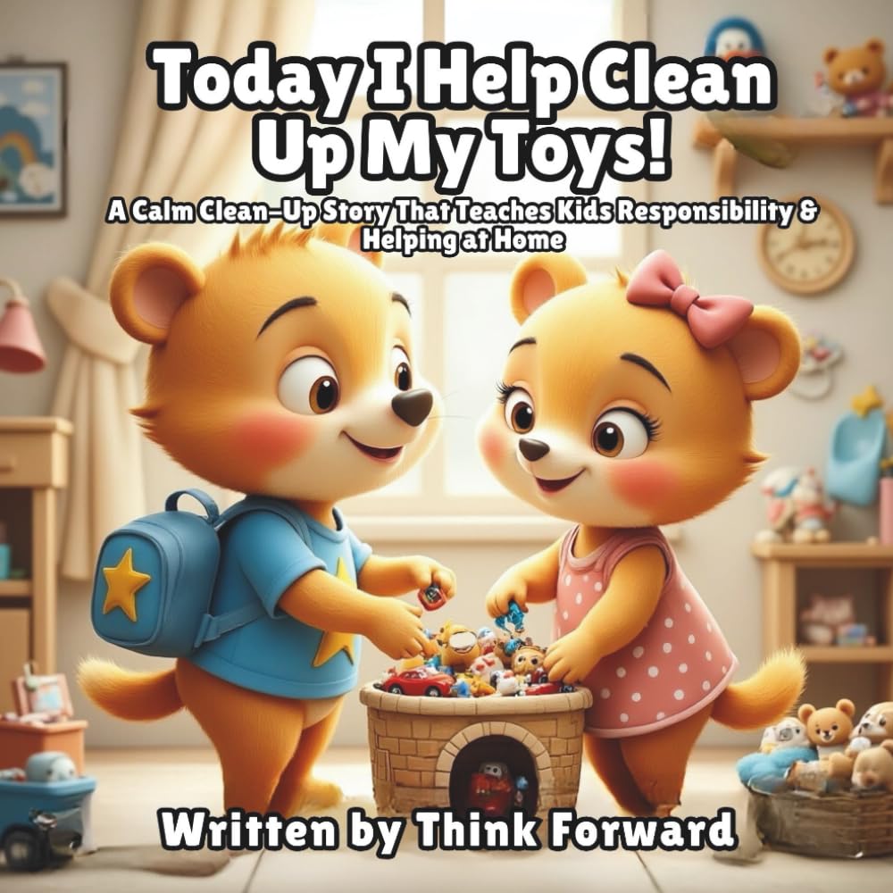 Today I Help Clean Up My Toys!: A Calm Clean Up Story That Teaches Kids Responsibility and Helping at Home