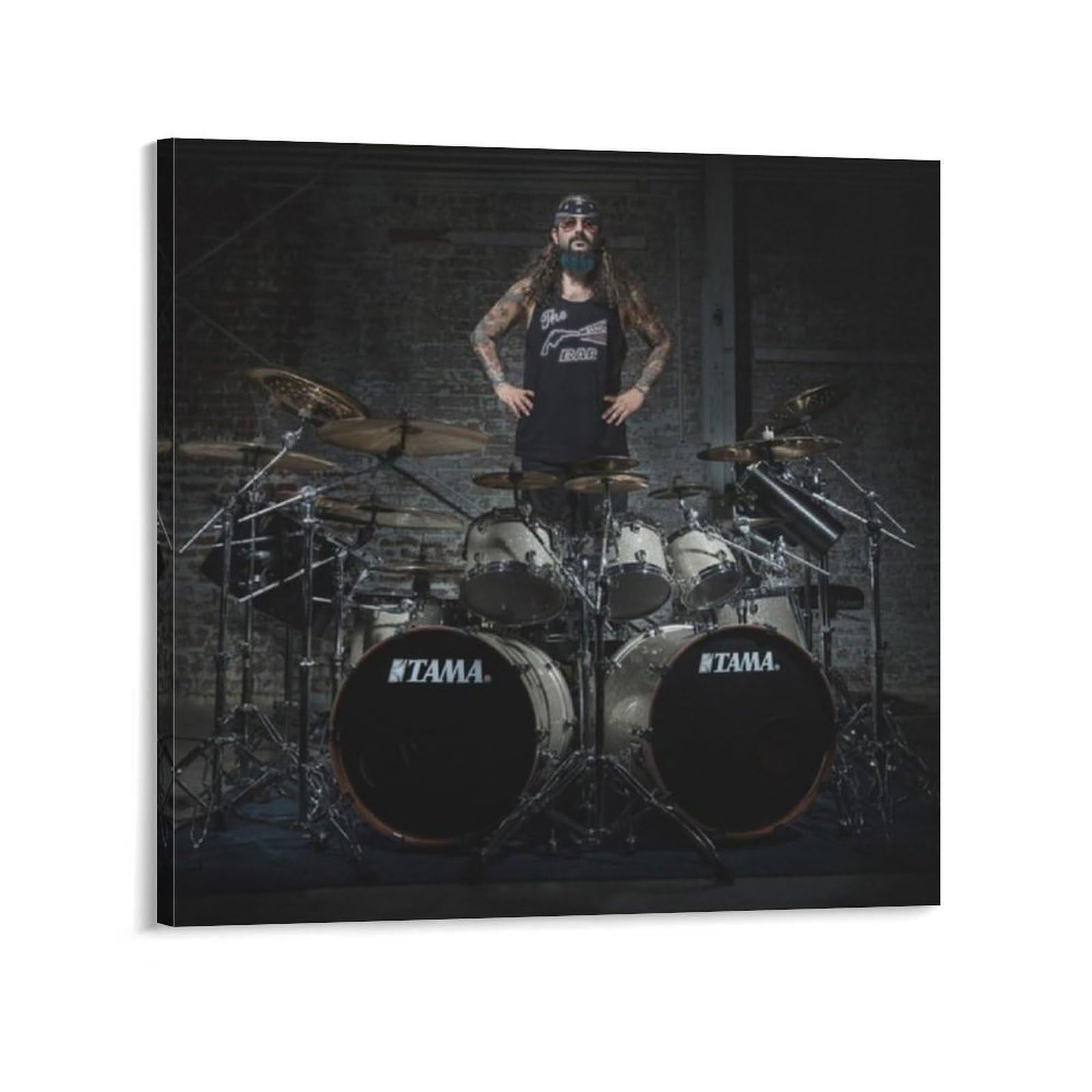 FCOIN Mike Portnoy Canvas Poster Poster Painting Canvas Wall Art Living Room Posters Painting 28x28inch(70x70cm)