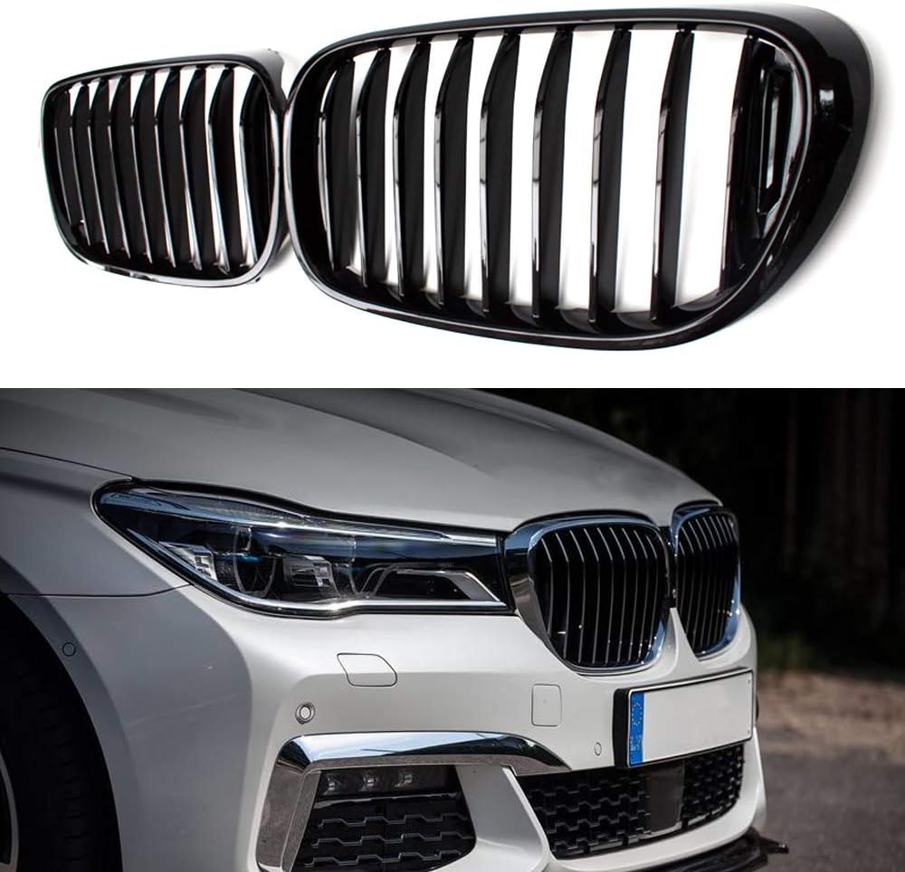Amazon.com: SINSOCJ G11 Grille, Front Kidney Grill Perfect OEM ...