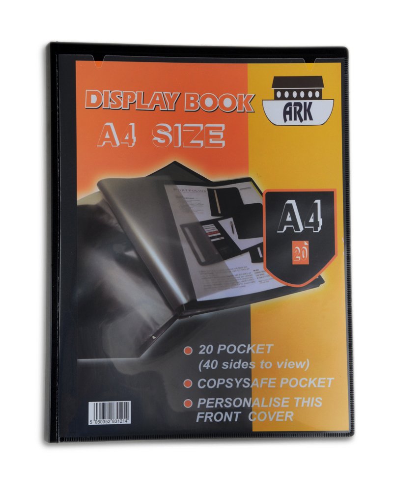 Ark A4 Display Book (Presentation) 20 Pockets (40 Sides to View)