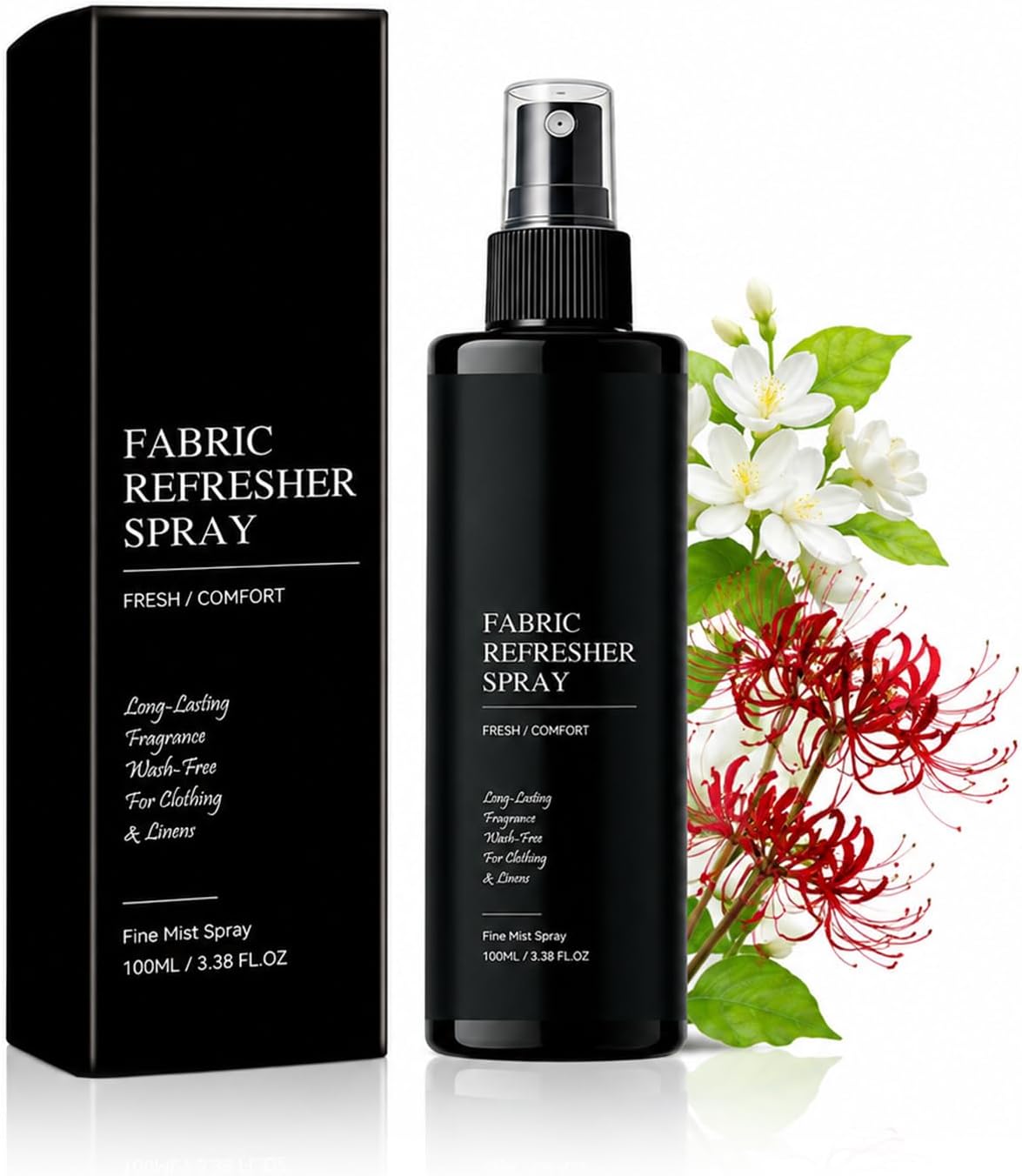 Fabric Refresher & Room Spray – Non-Toxic, Pet & Kid Safe, Plant-Based formula Long-Lasting Fresh Scent