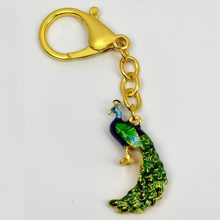 優雅な彩りと幸運を招く　孔雀　ステンドグラス　風水お守り Amazon.co.jp: アミア スタジオ サンキャッチャー ステンド