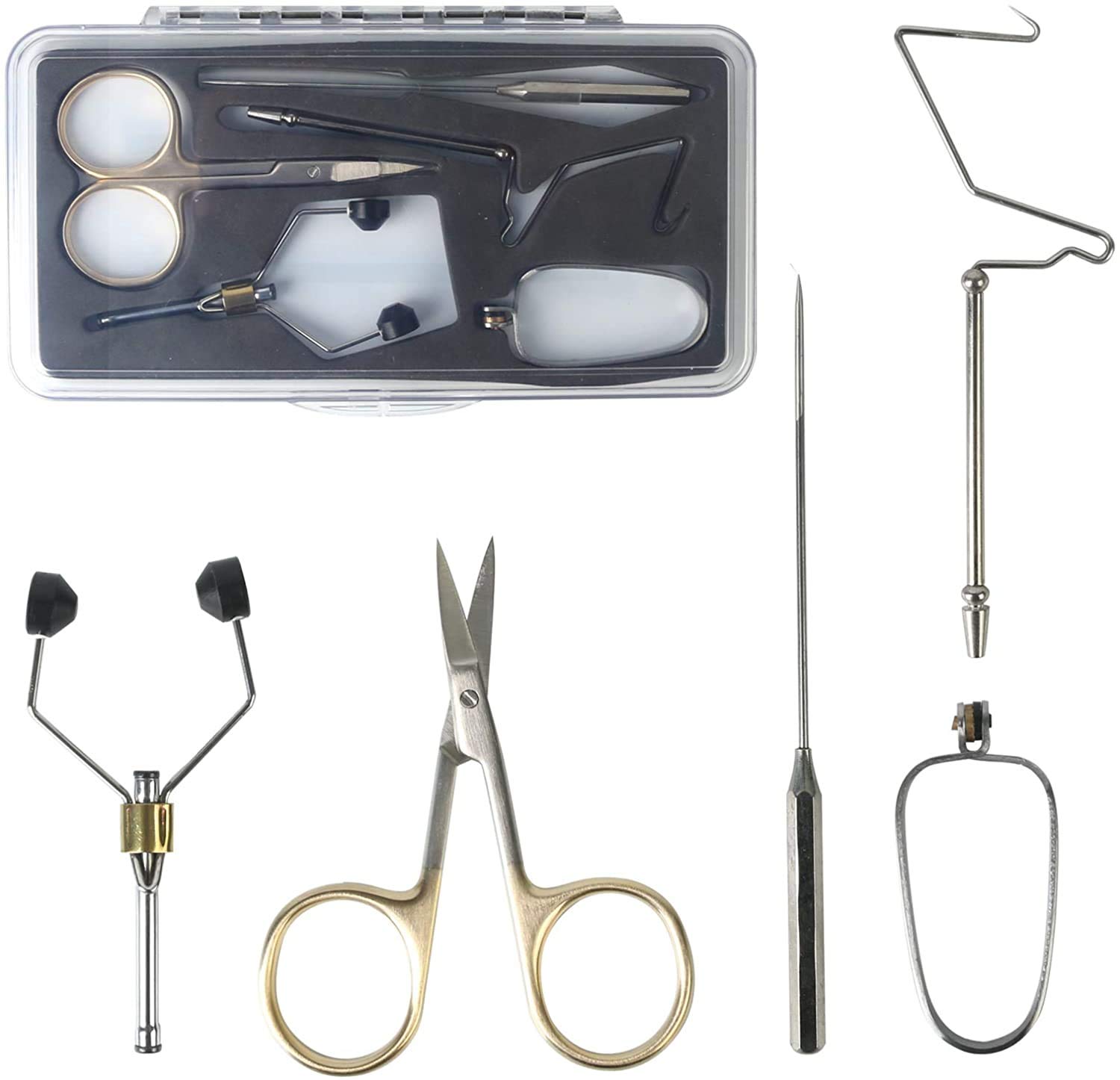 MAXIMUMCATCH Maxcatch Fly Tying Tool Kit Complete Tools Assortment