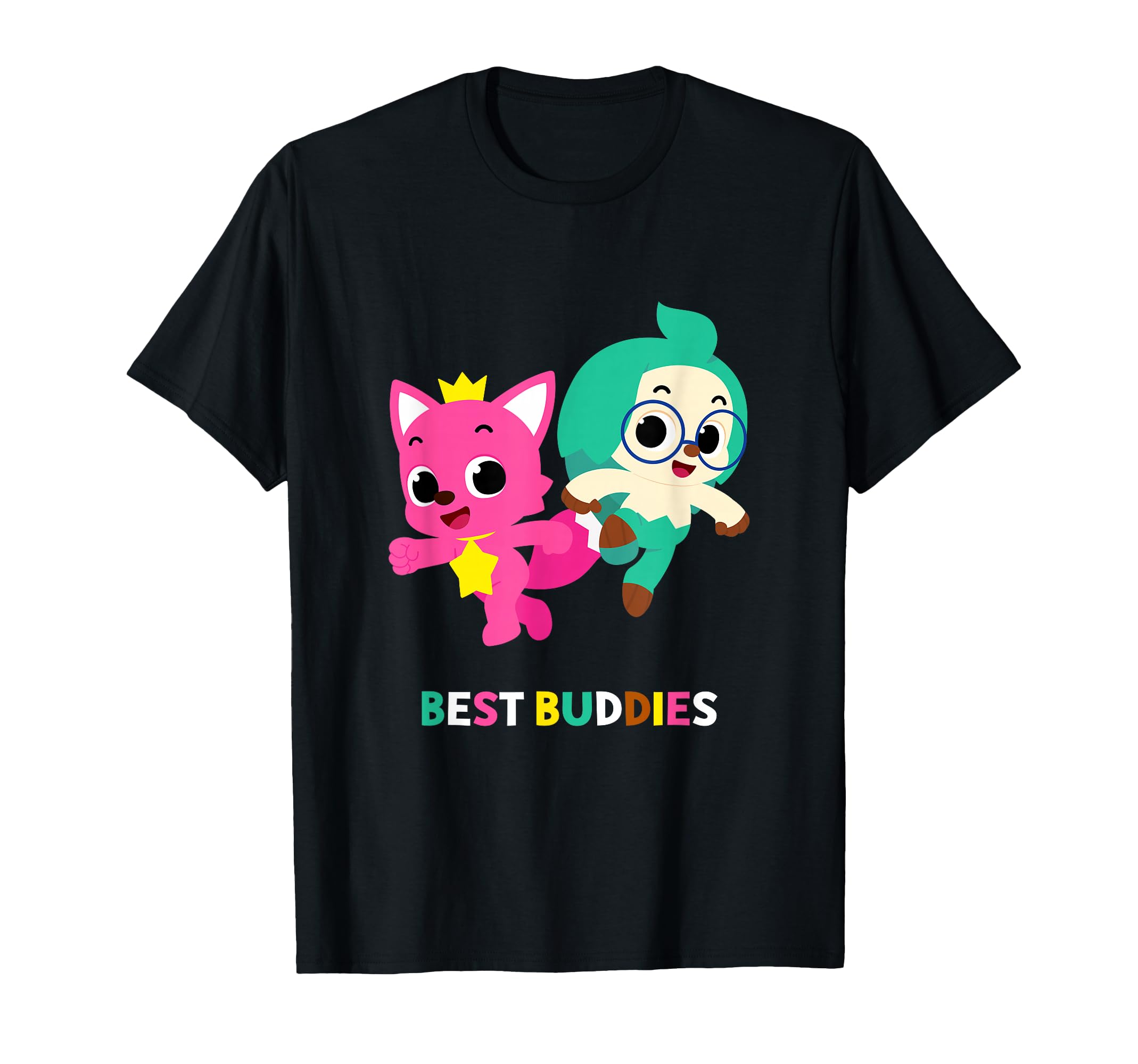 Wonderstar Best Buddies Pinkfong and Hogi T-Shirt Small