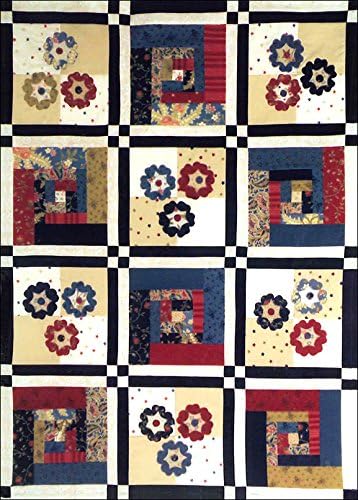 Cabins & Posies Quilt Pattern