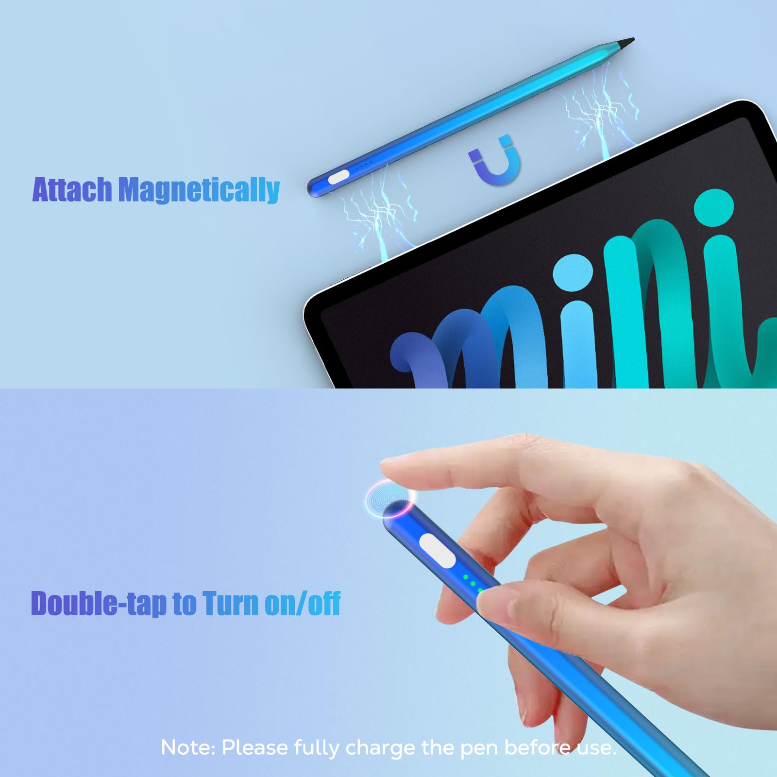 Amazon.com: MoKo USB-C Stylus Pen for iPad 10th/9th Gen,Apple
