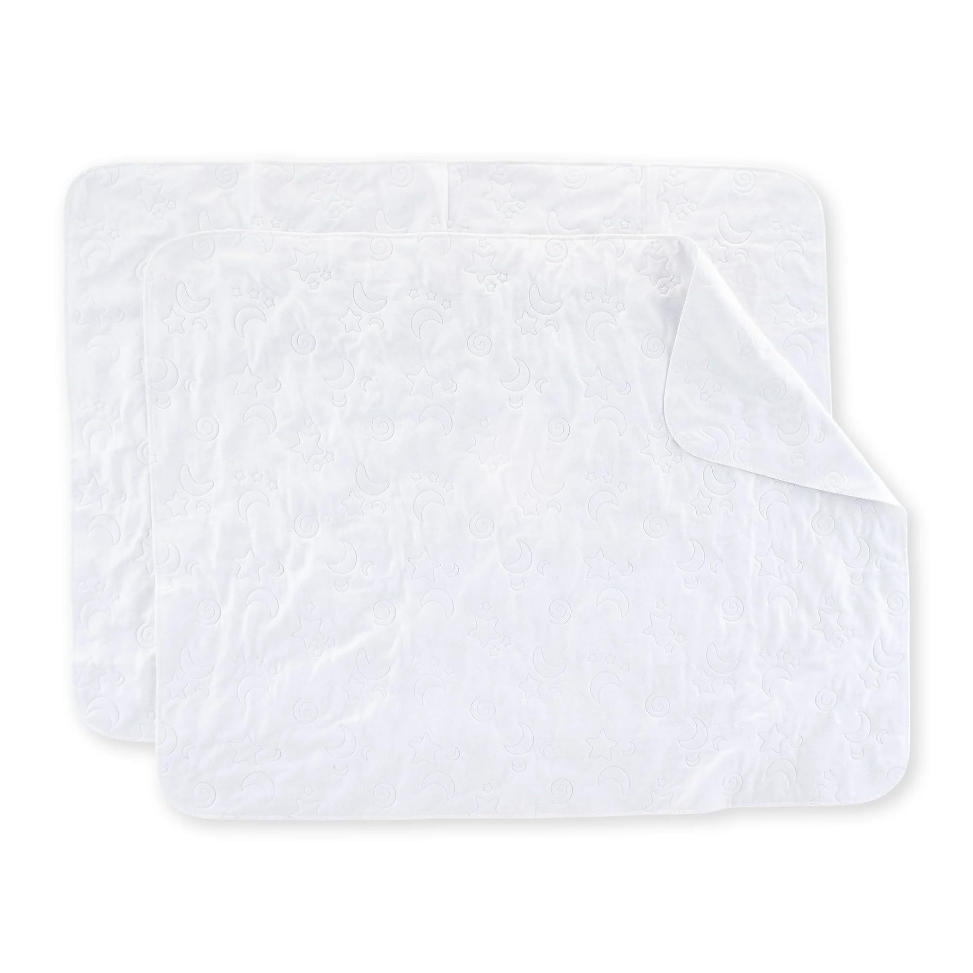 Reversible Fleece Multi-Use Pads 2 Count - Waterproof Bed Pads, Incontinence Bed Pads, Reusable Pee Pads for Kids, Bed Wetting Pads, Soft Mattress Protector Pads.