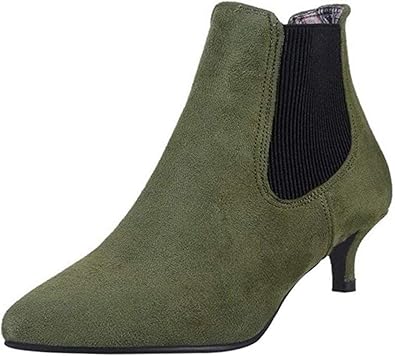 amazon kitten heel boots