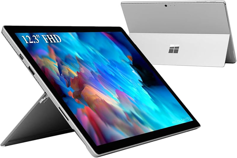 Surface Pro 5 Tablet 12.3" (2736x1824) Pantalla táctil Surface Laptop, Core i5-7300U, 8GB RAM, 128GB SSD, USB 3.0, mini DisplayPort, WiFi, Windows 11 Pro (renovado)