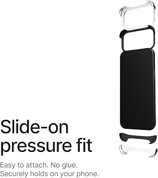 Arc Pulse Compatible with iPhone 17 Pro Phone Case (2025), Minimalist Protective Shock Absorption Aerospace Grade Aluminum Shells + Elastomer Inlays Easy Fit 6.3 inch Matte Black