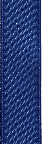 Miniatura 223 de Cinta de satén rosa polvoriento de doble cara de 1/4 pulgadas x 50 yardas, cintas de poliéster polvorientas para envolver regalos, cinta de tela