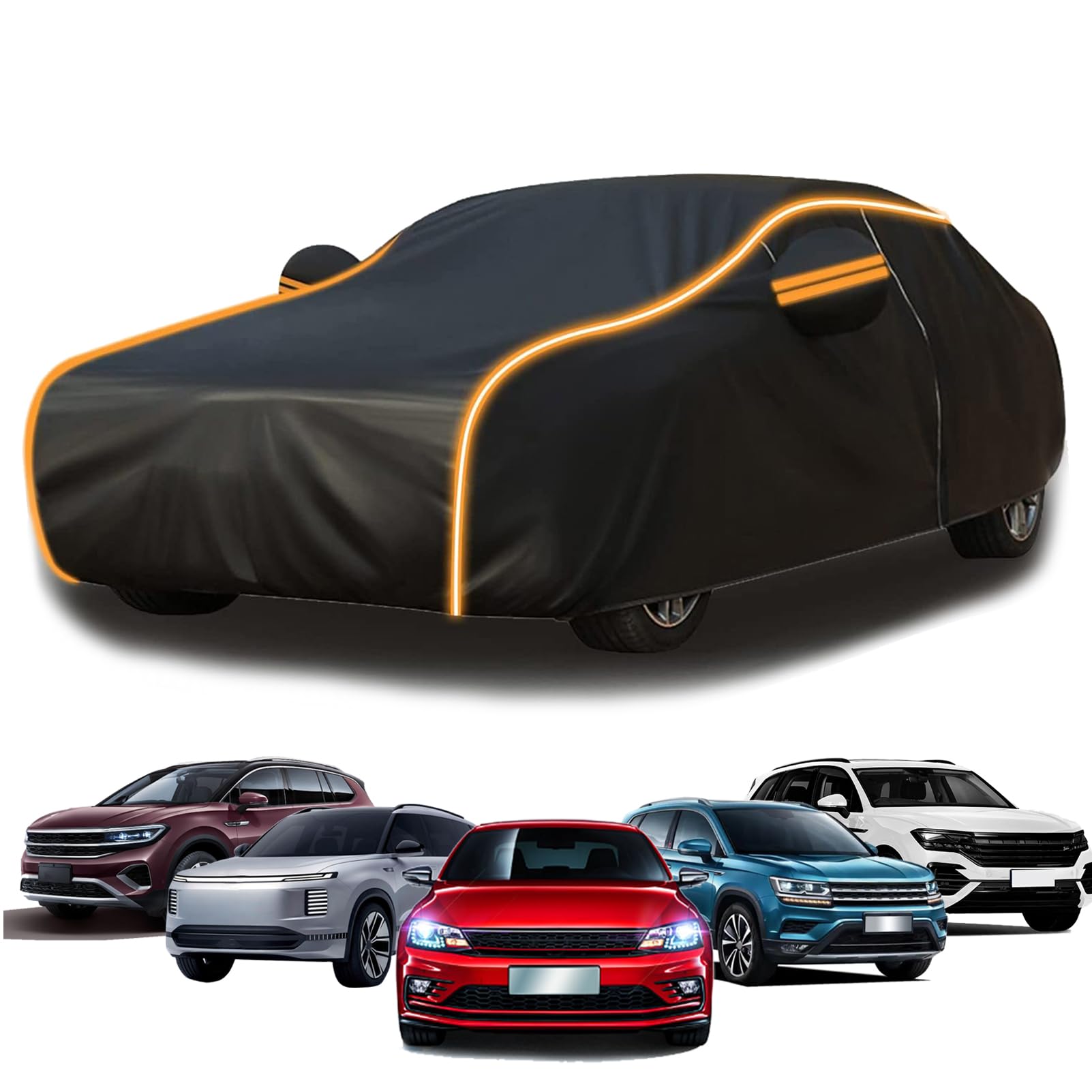 Housse Voiture Exterieur pour Dacia Duster 3 2024-2025, Bâche de Protection Fine et Légère, Imperméable Respirante Anti-UV, Anti-Poussière, Anti-Vent Toutes Saisons-HS