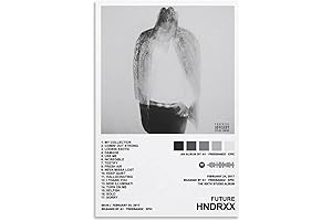MEETJE Future – HNDRXX Album Cover Canvas Posters for Room Aesthetic Gift Unframe:12x18inch(30x45cm)
