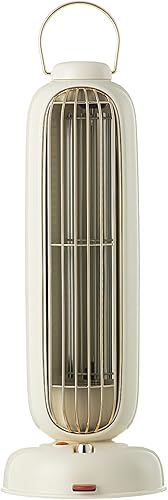 Aiwayhome Ventilador de torre pequeño silencioso para aromaterapia, ventilador de escritorio portátil de 12 pulgadas, ventilador de torre de