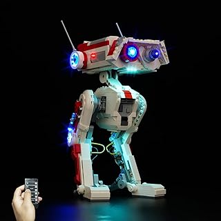 LED Light Kit for Lego Star Wars BD-1 75335 Toy Building Set, Remote Control Version Lighting Set Compatible with Lego 75335(Lights Only, No Lego Models)