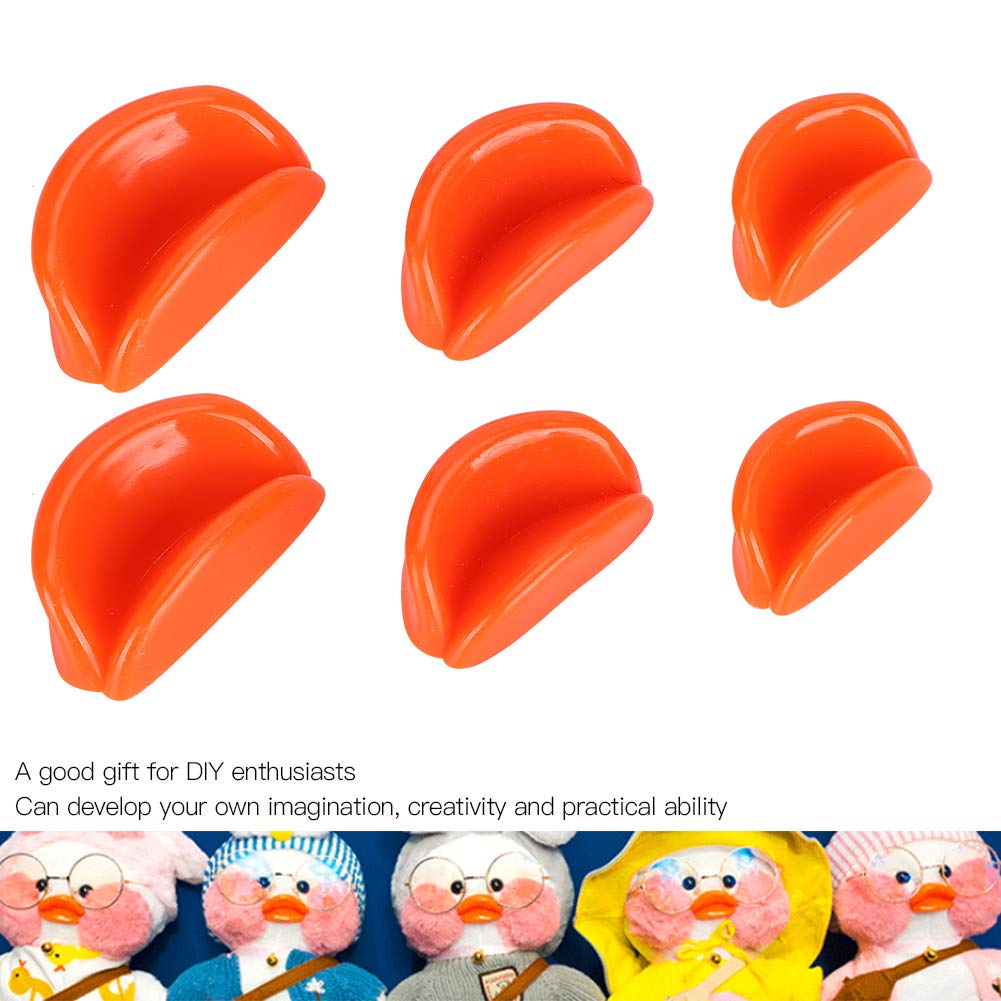 30Pcs Plastic Duck Beak, Duck Doll Toy Mouth Replacement DIY Doll Beak Safety Toy Making Accessories for Hand Making Craft
